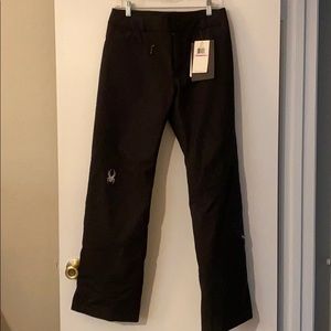 New Black Spyder Ski Pants